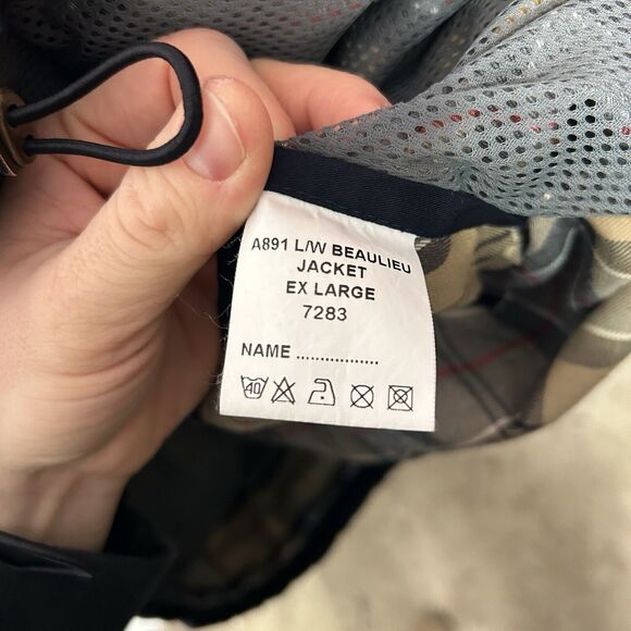 Barbour Beaulieu A891 Light Weight Jacket “Dark Navy” - Picture 9 of 9